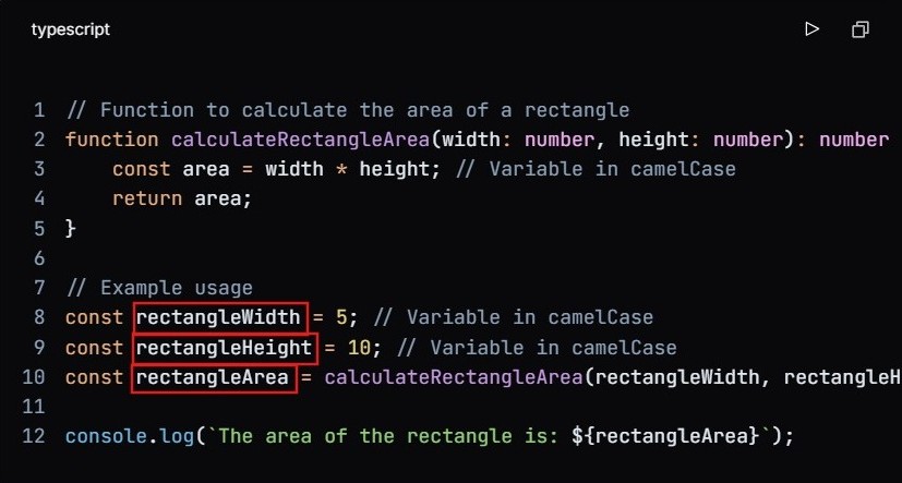 Camel Case Example